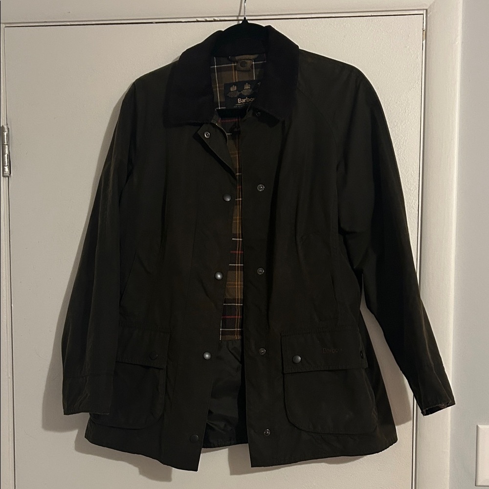 Barbour Women's Olive Waxed Jacket